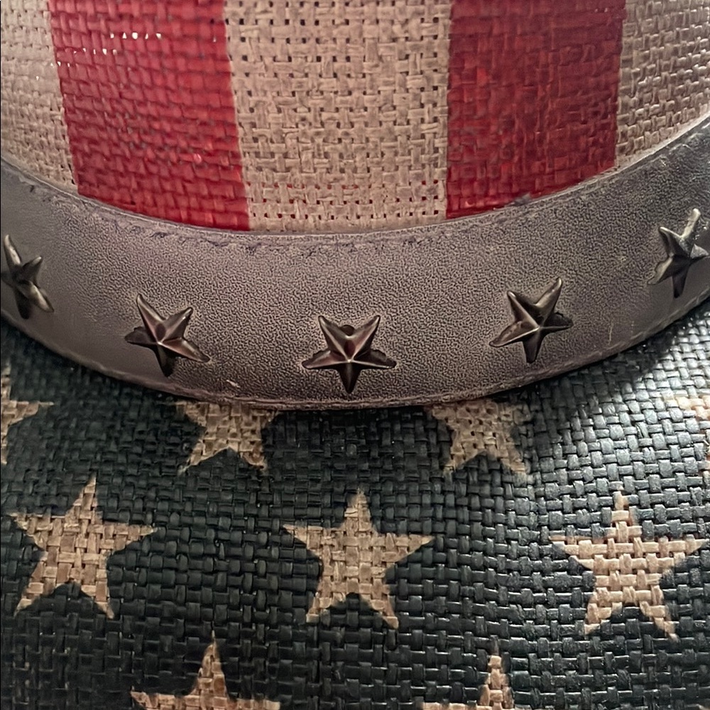 PeterGRIMM true character Patriotic Cowboy Hat with Stars and Stripes - Picture 5 of 5